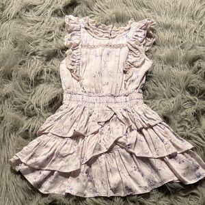 Loveshack Fancy Floral Ruffle Kids Dress